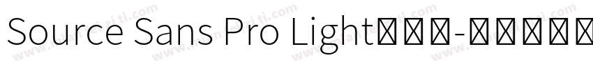 Source Sans Pro Light手机版字体转换